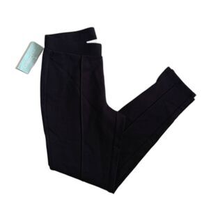 NWT‎ Coldwater Creek Black Ponte Slim Leg Pull-On Pants Size 4